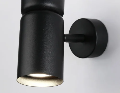 Спот с 1 лампой TA13173 Ambrella light чёрный GU10 в стиле хай-тек современный  фото 4