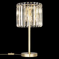 Настольная лампа интерьерная Джейн CL306833 Citilux прозрачная 3 лампы, основание бронзовое металл в стиле классический 