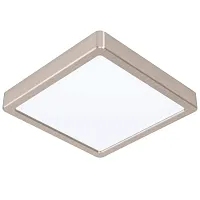 Светильник накладной LED Fueva-Z 900115 Eglo белый 1 лампа, основание матовое хром в стиле современный квадратный