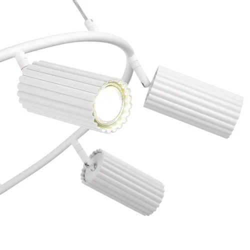 Светильник подвесной Kendo SL1213.503.06 ST-Luce белый 6 ламп, основание белое в стиле минимализм  фото 3