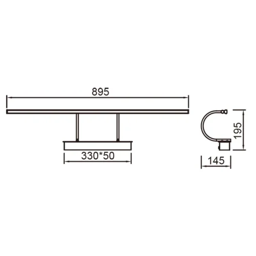 Подсветка для картин LED Paracuru 8917 Mantra чёрная в стиле современный фото 3