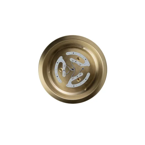 Светильник потолочный LED Button 10007/18 Copper LOFT IT белый на 1 лампу, основание медь в стиле современный фото 4