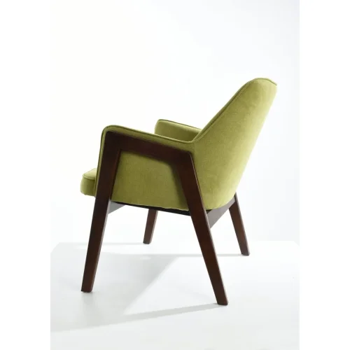 Кресло Arthur 701066 Milosh Tendence, оливковый/текстиль, ножки/дерево/коричневый, размеры - ***550*735*мм фото 8