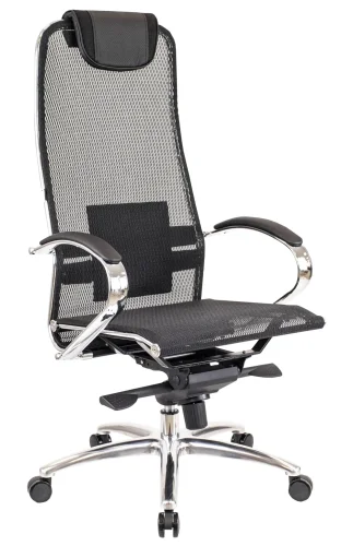 Кресло руководителя Deco Сетка Черный EP Deco Mesh Black Everprof, чёрный/сетка, ножки//, размеры - 1240*1310***610*