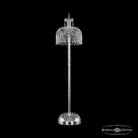 Торшер 14781T2/35-145 G Drops Bohemia Ivele Crystal drops прозрачный 6 ламп, основание золотое в стиле классика
