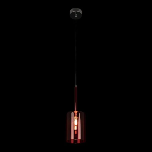Светильник подвесной Spillray 10232/C Red LOFT IT красный 1 лампа, основание хром в стиле современный  фото 3