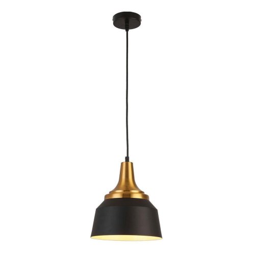 Светильник подвесной 1102/1S Escada чёрный 1 лампа, основание чёрное в стиле современный 