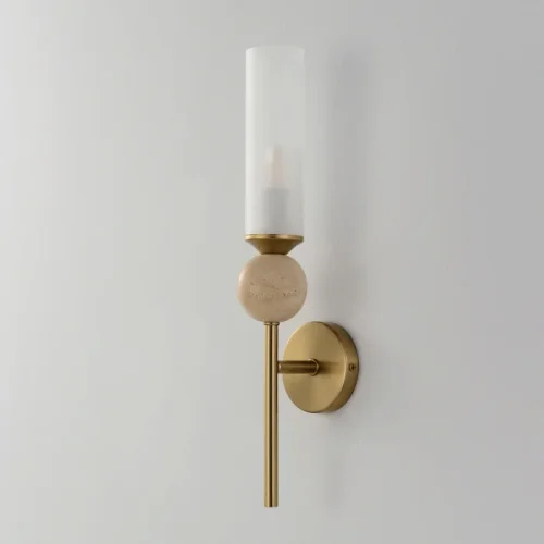 Бра SIMPLY AP1.1 BRASS Crystal Lux белый на 1 лампу, основание латунь в стиле минимализм фото 2 Бра SIMPLY AP1.1 BRASS Crystal Lux белый на 1 лампу, основание латунь в стиле минимализм фото 2