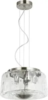 Светильник подвесной Perfecto Light 2193/11/05P Stilfort прозрачный на 5 ламп, основание никель в стиле современный 