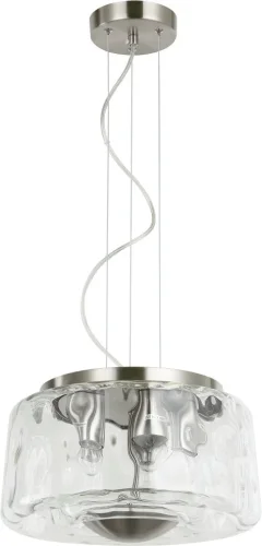 Светильник подвесной Perfecto Light 2193/11/05P Stilfort прозрачный на 5 ламп, основание никель в стиле современный 