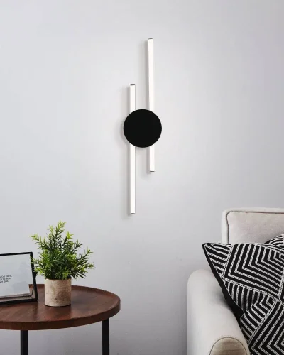 Бра LED Venticello 902123 Eglo чёрный на 1 лампу, основание чёрное в стиле хай-тек современный фото 2 Бра LED Venticello 902123 Eglo чёрный на 1 лампу, основание чёрное в стиле хай-тек современный фото 2