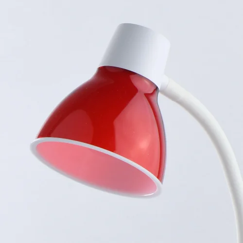 Настольная лампа LED Ракурс 631036201 DeMarkt красная 1 лампа, основание белое полимер в стиле современный  фото 3