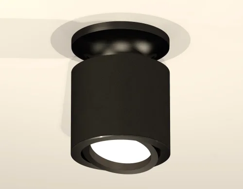 Светильник накладной XS7402060 Ambrella light чёрный 1 лампа, основание чёрное в стиле хай-тек современный круглый фото 2