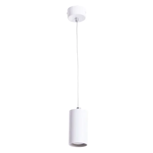 Светильник подвесной Canopus A1516SP-1WH Arte Lamp белый на 1 лампу, основание белое в стиле современный трубочки