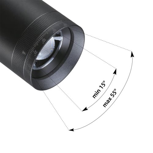 Трековый светильник LED с переключателем цветовой темперетуры Vector 359961 Novotech чёрный для шинопроводов серии Vector чёрный фото 6