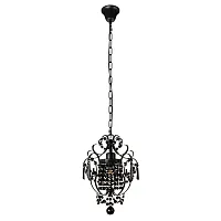 Светильник подвесной Burlesque 10417 BL LOFT IT чёрный на 1 лампу, основание чёрное в стиле современный замковый 