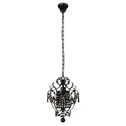 Светильник подвесной Burlesque 10417 BL LOFT IT чёрный на 1 лампу, основание чёрное в стиле современный замковый 