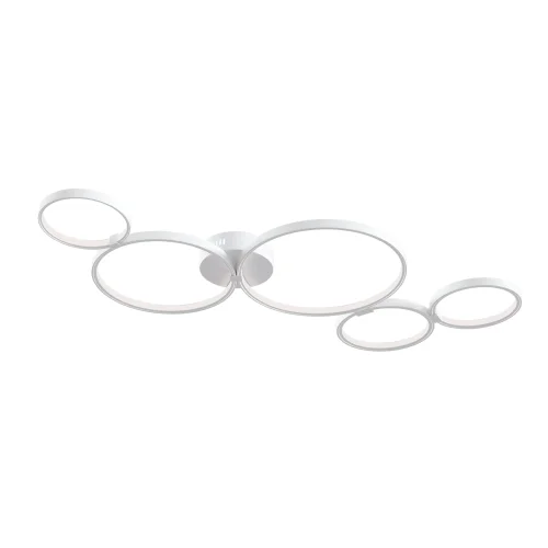 Светильник потолочный LED Olympia MOD448CL-L40WK Maytoni белый на 1 лампу, основание белое в стиле современный минимализм кольца