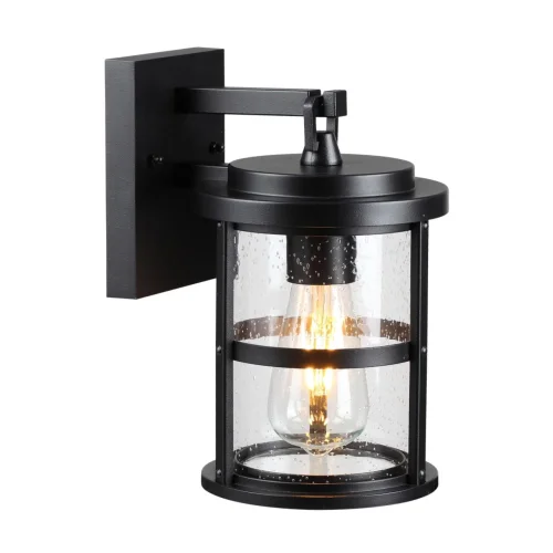 Настенный светильник уличный Magus 4964/1W Odeon Light уличный IP44 чёрный на 1 лампу, плафон прозрачный в стиле классический E27 фото 4