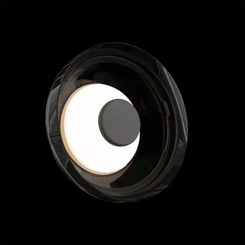 Бра LED Disk 8210-W Grey LOFT IT синий серый на 1 лампу, основание синее в стиле лофт фото 2