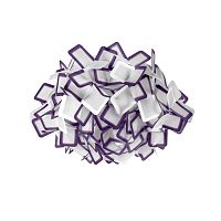 Светильник потолочный Слизия / Clizia 10231/530C Purple LOFT IT фиолетовый белый на 3 лампы, основание в стиле современный арт-деко 