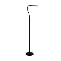 Торшер LED LAROA 96439 Eglo чёрный на 1 лампу, основание чёрное в стиле современный 