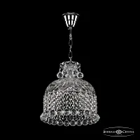 Светильник подвесной 14781/25 Ni Balls Bohemia Ivele Crystal прозрачный 4 лампы, основание никель в стиле классика balls