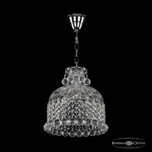 Светильник подвесной 14781/25 Ni Balls Bohemia Ivele Crystal прозрачный 4 лампы, основание никель в стиле классический balls
