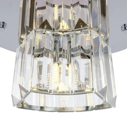 Люстра подвесная Colline MOD083PL-04CH Maytoni прозрачная на 4 лампы, основание хром в стиле современный  фото 3