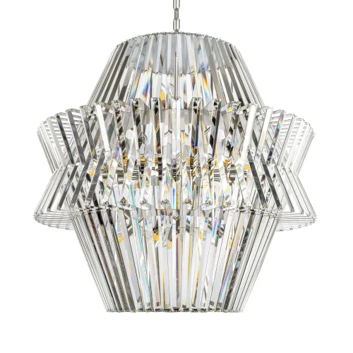 Люстра подвесная Милагро / Milagro 10578/850 LOFT IT прозрачная на 20 ламп, основание никель в стиле современный фото 5 Люстра подвесная Милагро / Milagro 10578/850 LOFT IT прозрачная на 20 ламп, основание никель в стиле современный фото 5