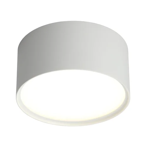 Светильник накладной LED Salentino OML-100909-12 Omnilux белый 1 лампа, основание белое в стиле хай-тек круглый