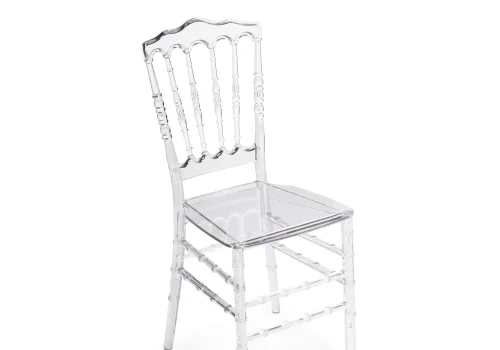 Пластиковый стул Chiavari white 15439 Woodville, /, ножки/пластик/прозрачный, размеры - ****380* фото 5