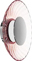 Бра LED Celesta 809022 Lightstar розовый на 1 лампу, основание хром в стиле арт-деко современный 