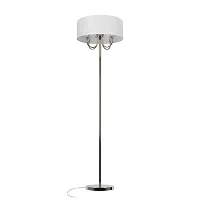 Торшер Balance 10416F CR LOFT IT белый на 4 лампы, основание хром в стиле современный кантри 