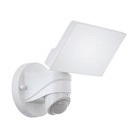 Настенный светильник LED с датчиком движения Pagino 98177 Eglo уличный IP44 белый 1 лампа, плафон белый в стиле современный LED