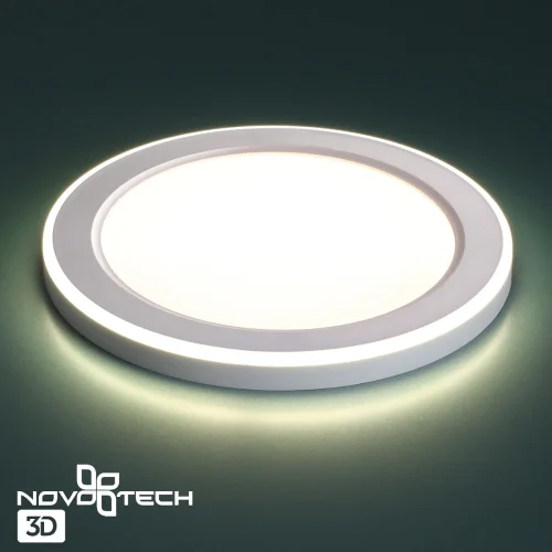 Светильник точечный LED Span 359014 Novotech белый 1 лампа, основание белое в стиле хай-тек  фото 9