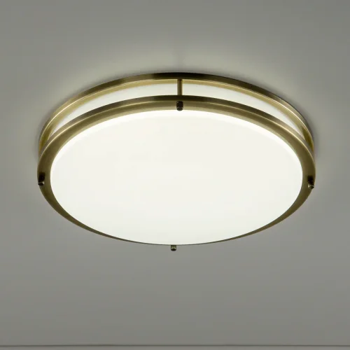 Светильник потолочный LED Бостон CL709503N Citilux белый 1 лампа, основание матовое бронза в стиле модерн  фото 4