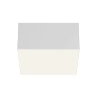 Светильник накладной LED Zon C032CL-12W4K-SQ-W Maytoni белый на 1 лампу, основание белое в стиле современный 