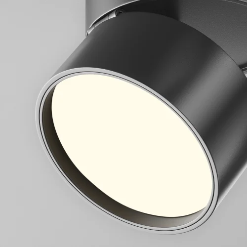 Светильник накладной LED Onda C024CL-12W4K-B-1 Maytoni чёрный 1 лампа, основание чёрное в стиле хай-тек современный круглый фото 2
