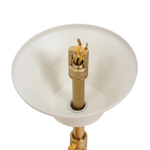 Люстра подвесная Mitrim 8374/3 Lumion белая на 3 лампы, основание латунь в стиле классический фото 6 Люстра подвесная Mitrim 8374/3 Lumion белая на 3 лампы, основание латунь в стиле классический фото 6