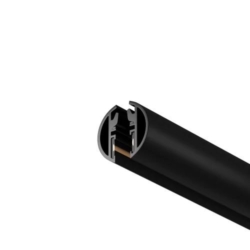 Шинопровод круглый подвесной 2 м Magnetic track system Levity TRX184-R-112B Maytoni чёрный в стиле современный хай-тек для светильников серии Magnetic track system Levity накладной шинопровод levity магнитная