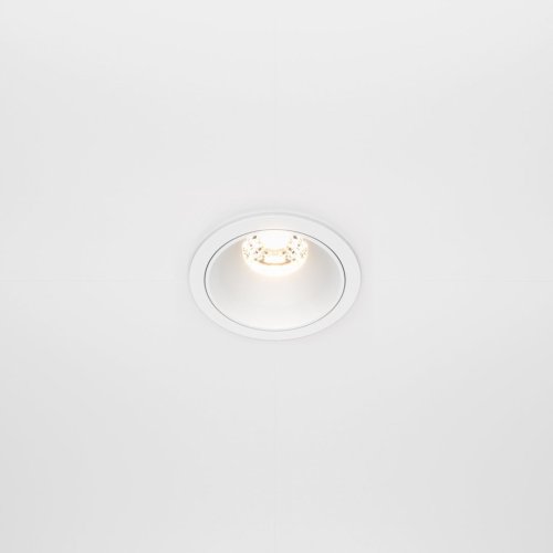 Светильник точечный Alfa LED DL043-01-10W3K-RD-W Maytoni белый 1 лампа, основание белое в стиле современный  фото 5