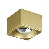Светильник накладной LED Patera 358670 Novotech золотой 1 лампа, основание золотое в стиле хай-тек круглый