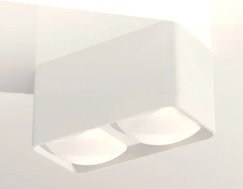 Светильник накладной Techno Spot XS XS7850022 Ambrella light белый 2 лампы, основание белое в стиле хай-тек современный прямоугольный фото 2