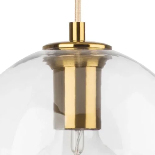 Бра Sferico 729611 Lightstar прозрачный на 1 лампа, основание латунь в стиле современный  фото 3