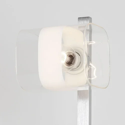 Настольная лампа Вирта CL139810 Citilux прозрачная 1 лампа, основание матовое хром металл в стиле современный  фото 7