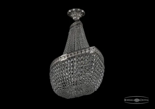 Люстра потолочная хрустальная 19283/H1/80IV Ni Bohemia Ivele Crystal прозрачная на 12 ламп, основание никель в стиле классический sp фото 2