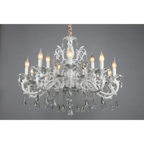 Люстра подвесная Catanzaro OML-30807-15 Omnilux белая на 15 ламп, основание белое в стиле классический фото 6