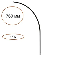 Элемент для инсталляции Fino Xs 7155/100A Odeon Light чёрный на 1 лампу, основание чёрное в стиле хай-тек 