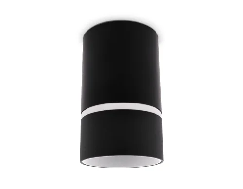 Светильник накладной TN3412 Ambrella light чёрный 1 лампа, основание чёрное в стиле современный круглый фото 4